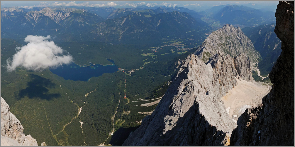 Blick ins Höllental ...