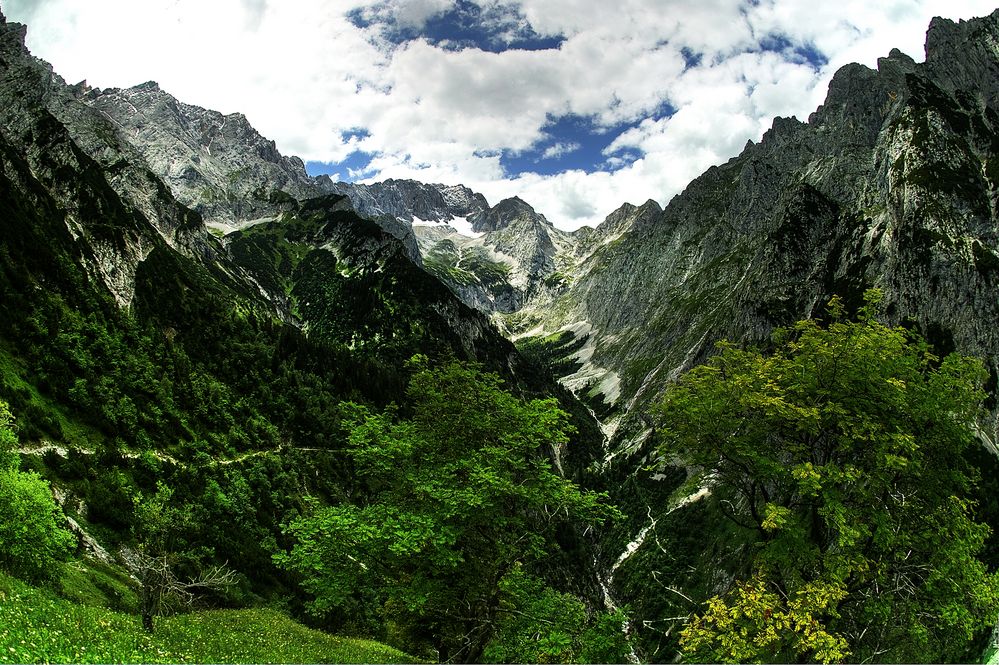 Blick ins Höllental