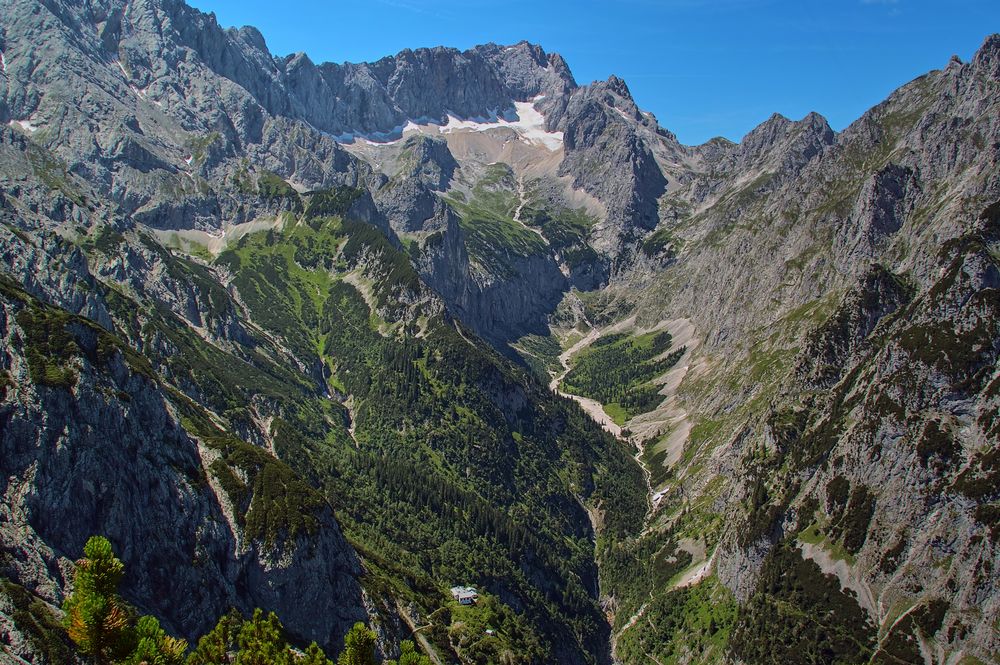 Blick ins Höllental