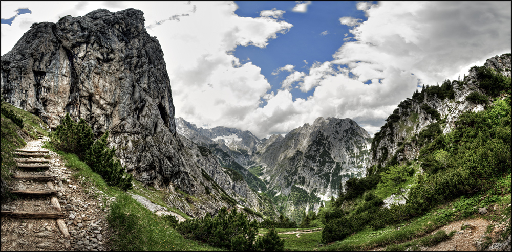 Blick ins Höllental