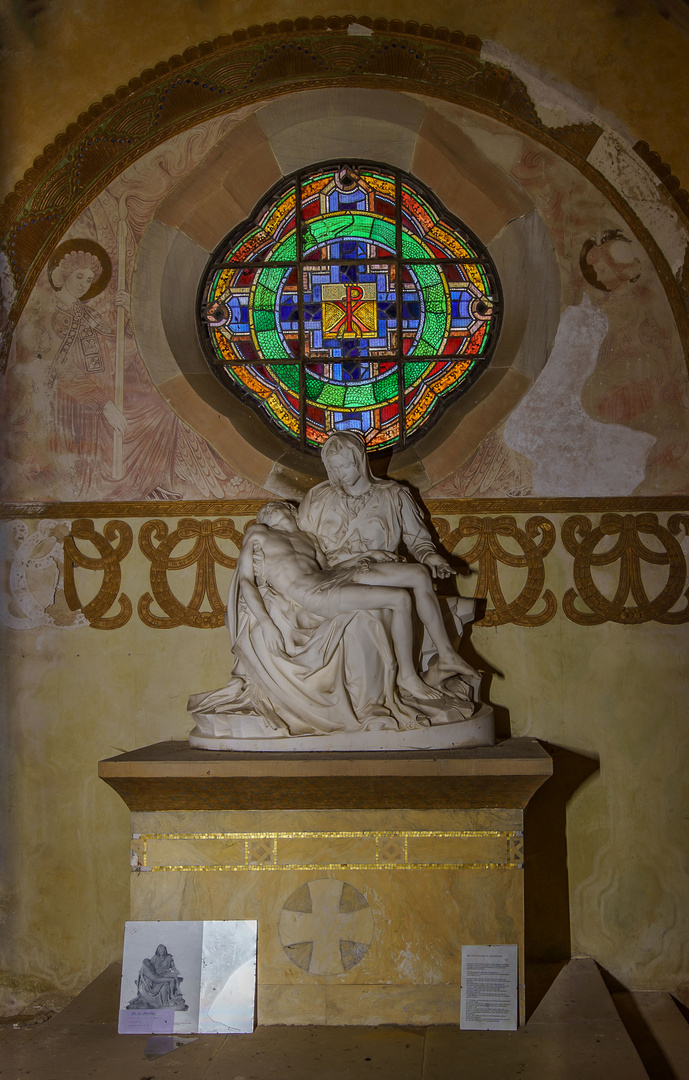 Blick ins Innere des Mausoleums