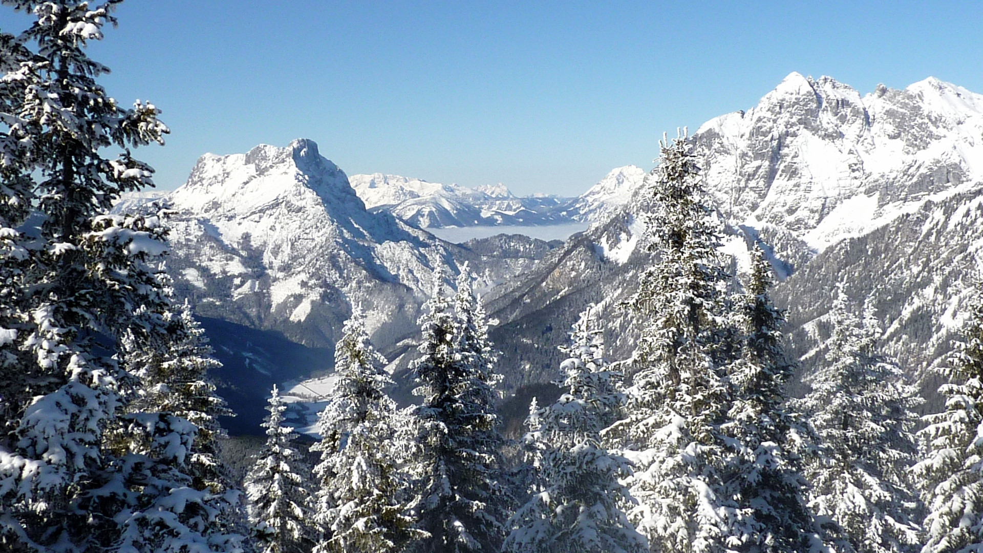 Blick ins Johnsbachtal ....