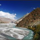 Blick ins Kali Ghandaki Tal in Richtung Tibet