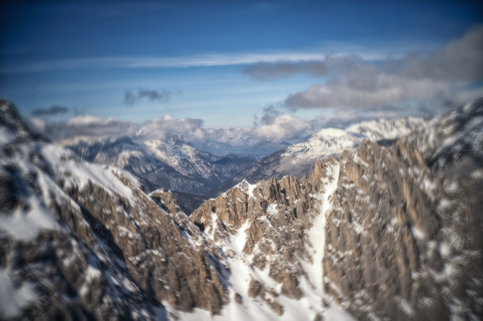 Blick ins Karwendel-Gebierge