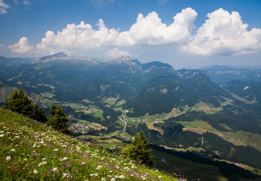 Blick ins Kleinwalsertal