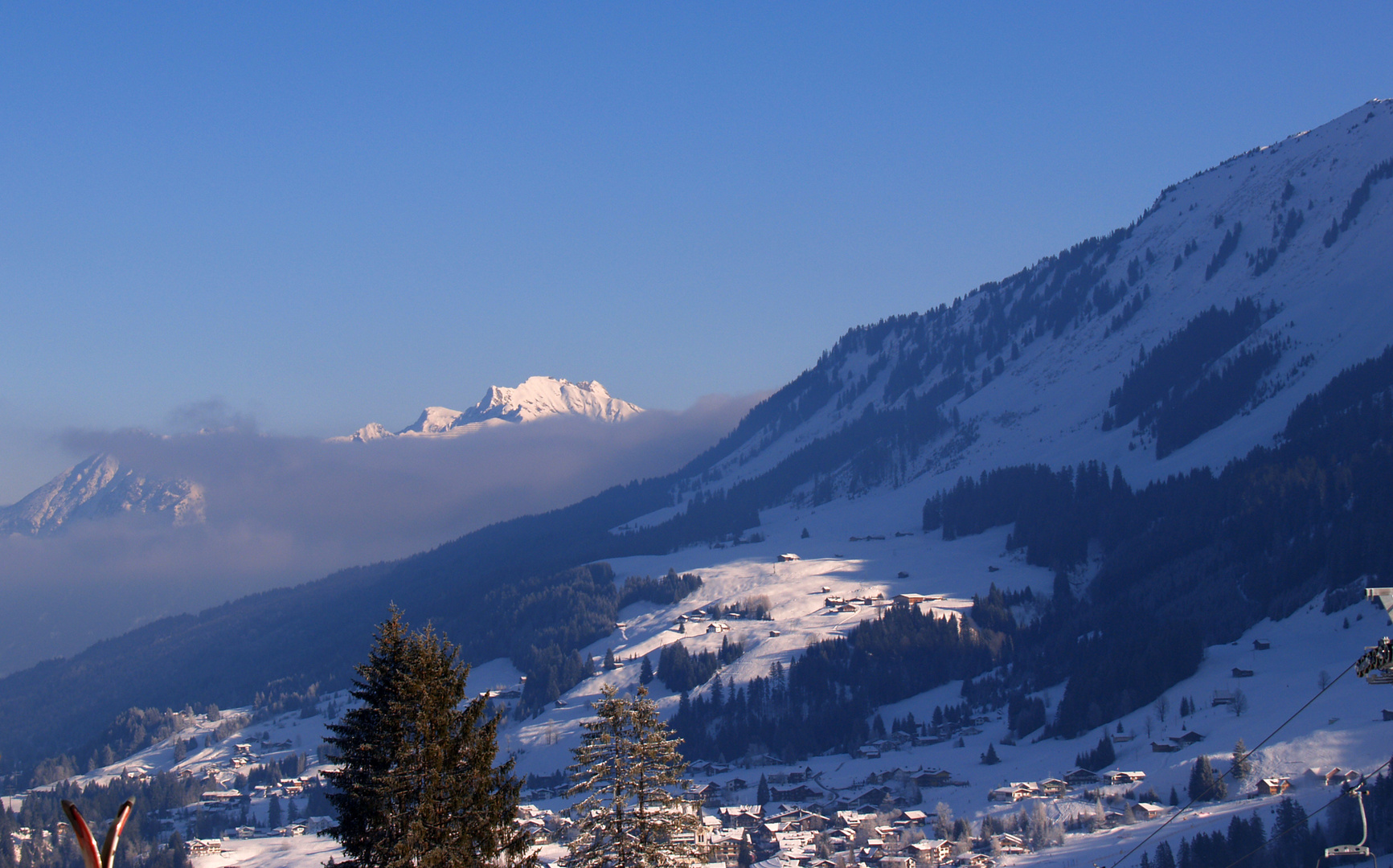 Blick ins Kleinwalsertal...