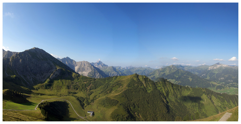 Blick ins Kleinwalsertal