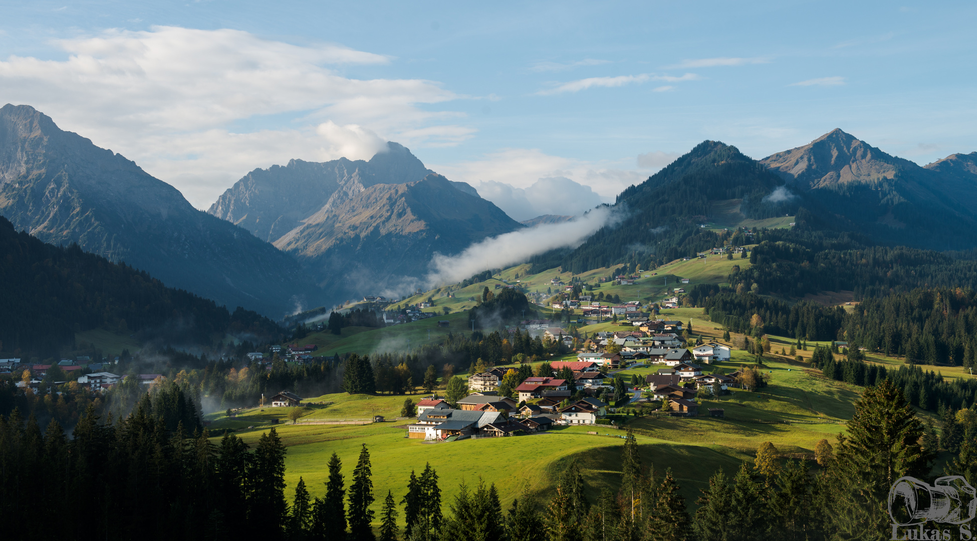 Blick ins Kleinwalsertal