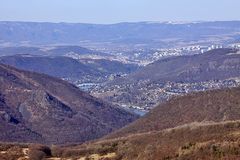 Blick ins Labetal (Elbetal) bei Usti nad Labem vom Varhost aus