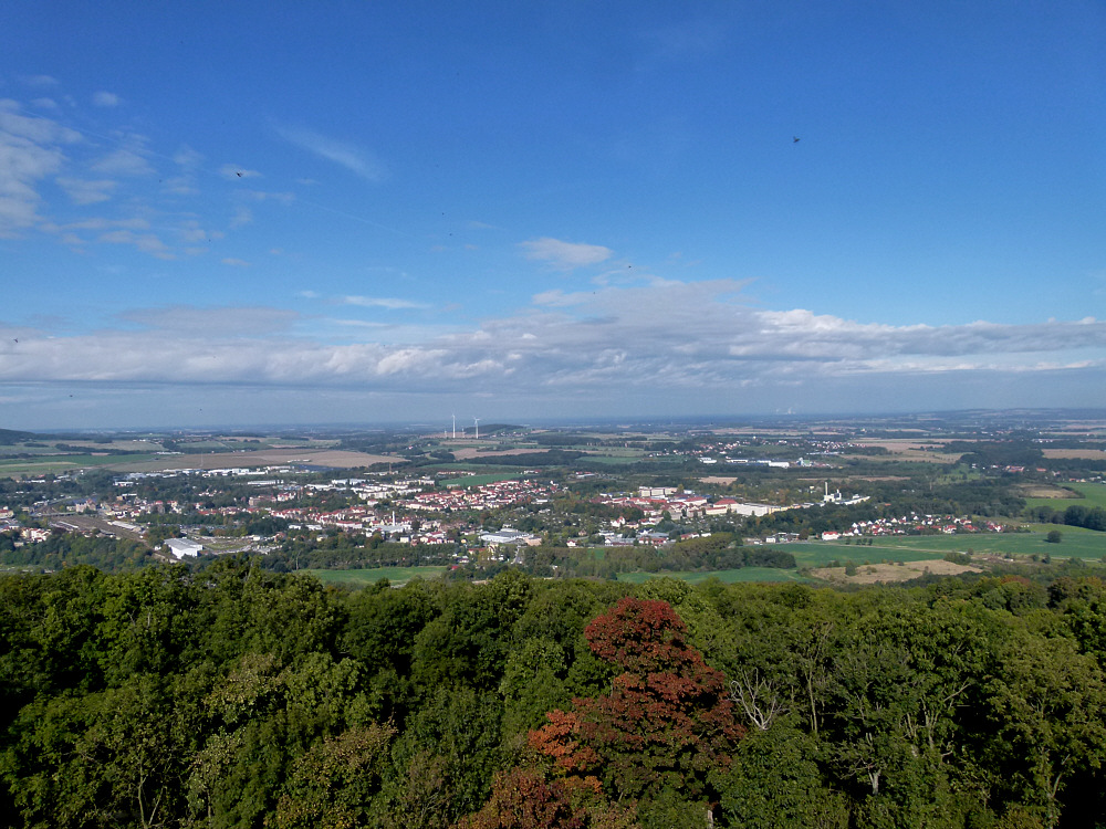 Blick ins Land auf Löbau