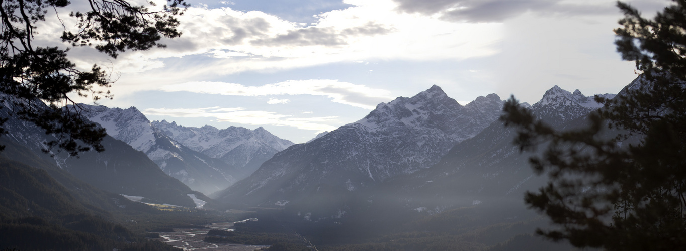 Blick ins Lechtal ...