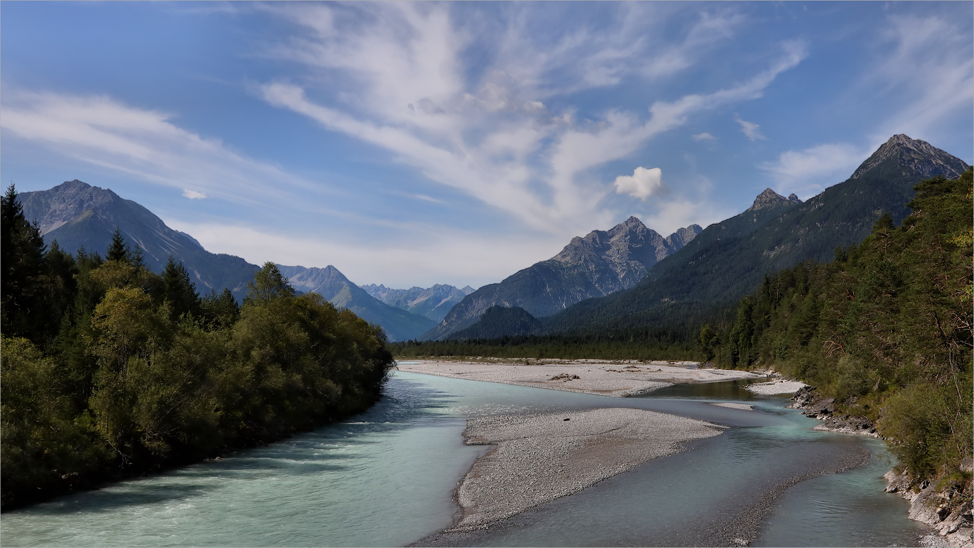 Blick ins Lechtal