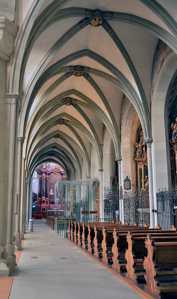 Blick ins Münster zu Konstanz Nr.19.