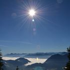 Blick ins Nebelverdeckte Tal