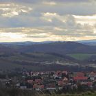 Blick ins Osterzgebirge von Babisnau aus wobei...