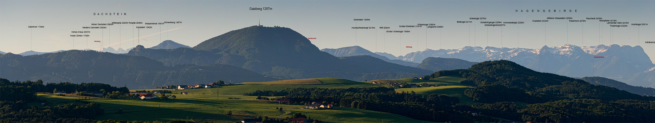 Blick ins Salzburger Alpenvorland I