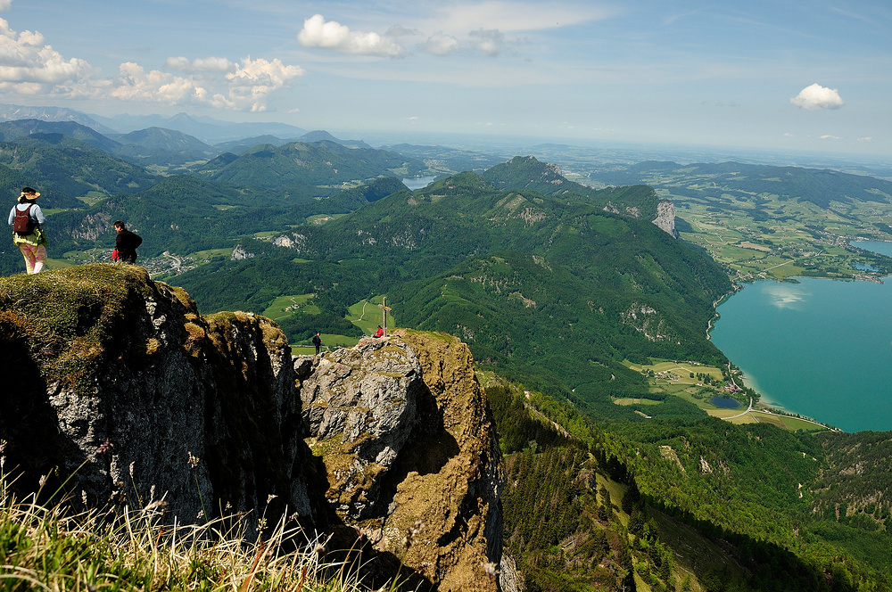 Blick in´s Salzkammergut v. Schafberg