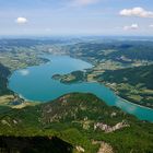 Blick in´s Salzkammergut v. Schafberg auf den Mondsee