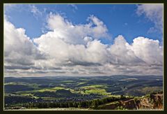 Blick ins Sauerland von der Hocheide Niedesfeld