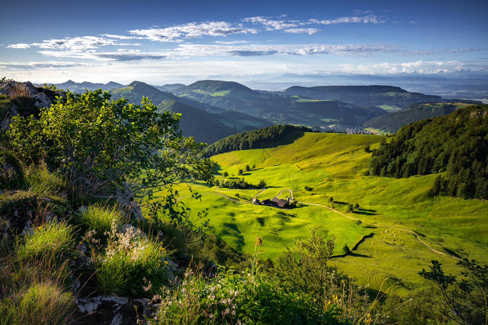 Blick ins Schweizerische Mittelland