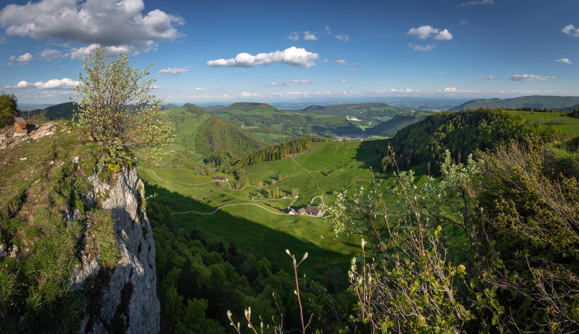 Blick ins schweizerische Mittelland