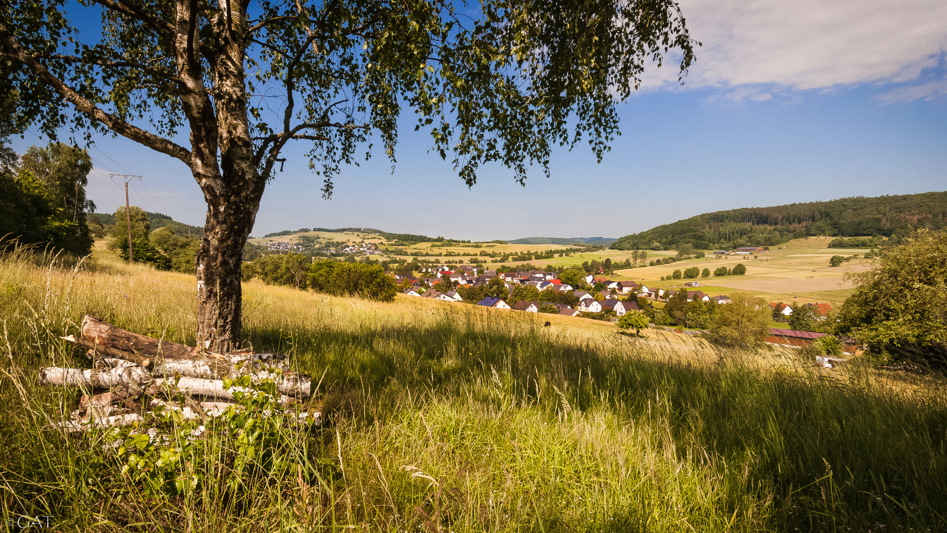 Blick ins Tal der Hörle.