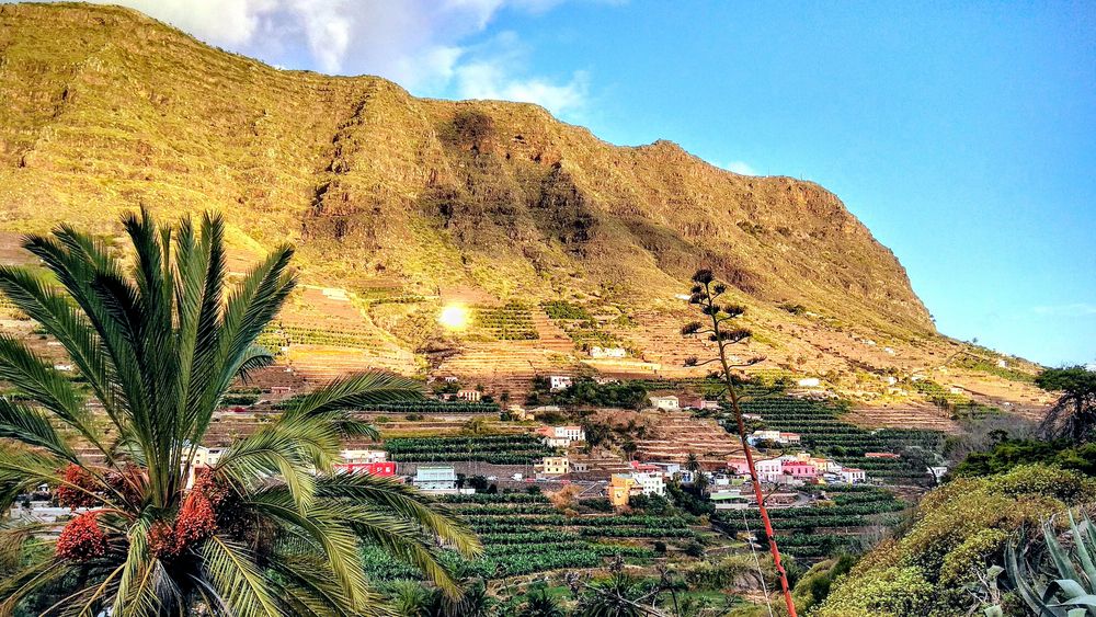 Blick ins Tal - Hermigua, La Gomera