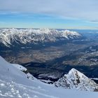 Blick ins Tal nach Innsbruck