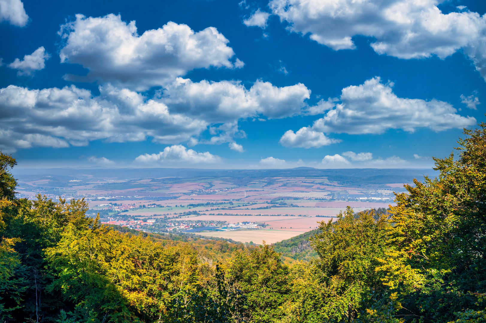 Blick ins Tal Richtung Brocken