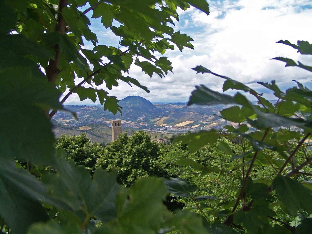 Blick ins Tal, San Leon Italien