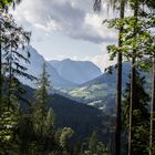 Blick ins tal vom watzmann