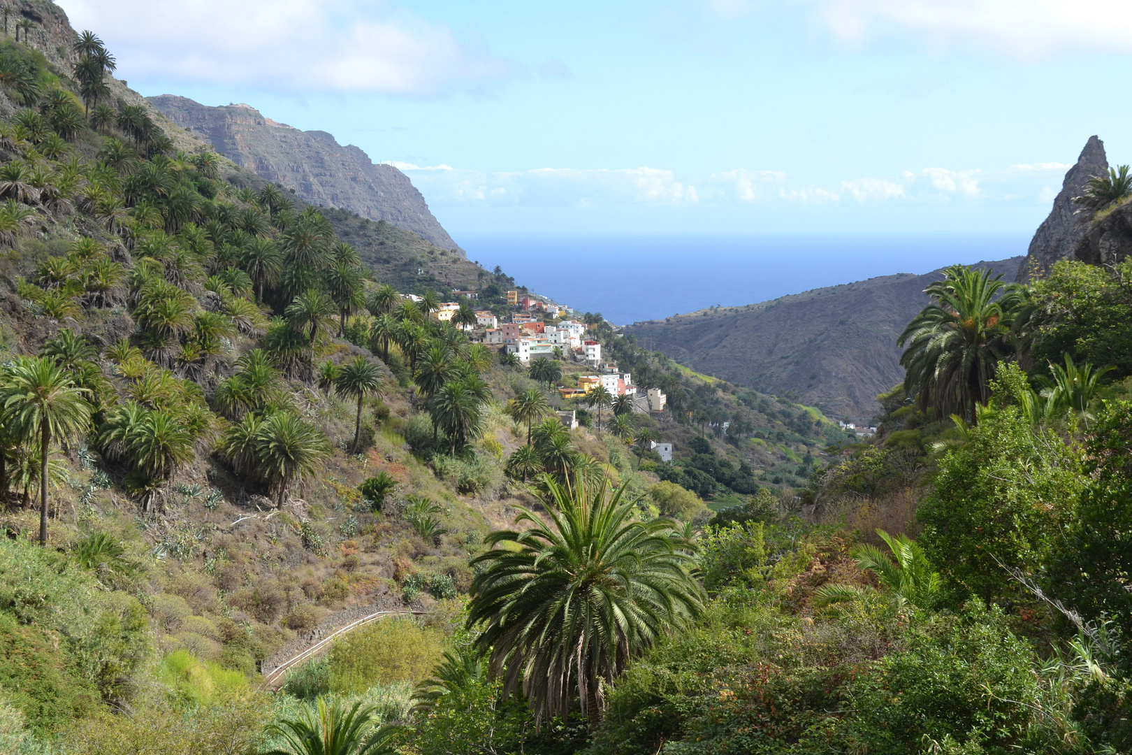 Blick ins Tal von Hermigua