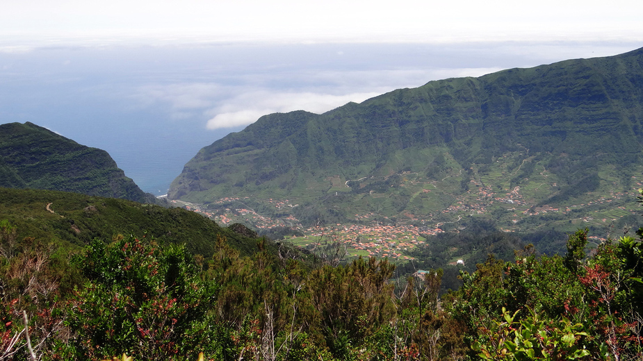 Blick ins Tal von Sao Vicente
