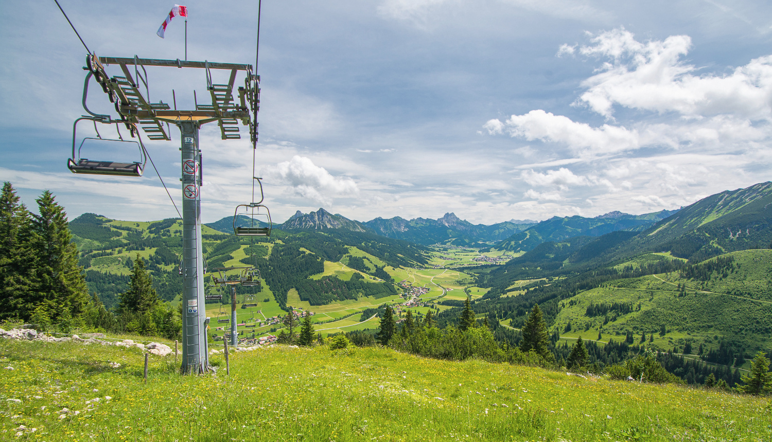 Blick ins Tannheimer Tal