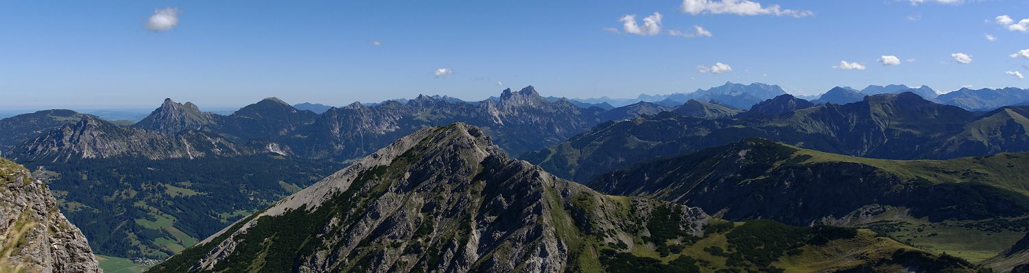 Blick ins Tannheimertal