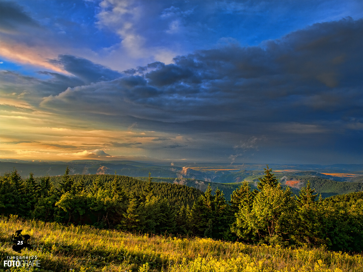 Blick ins Thüringer Becken