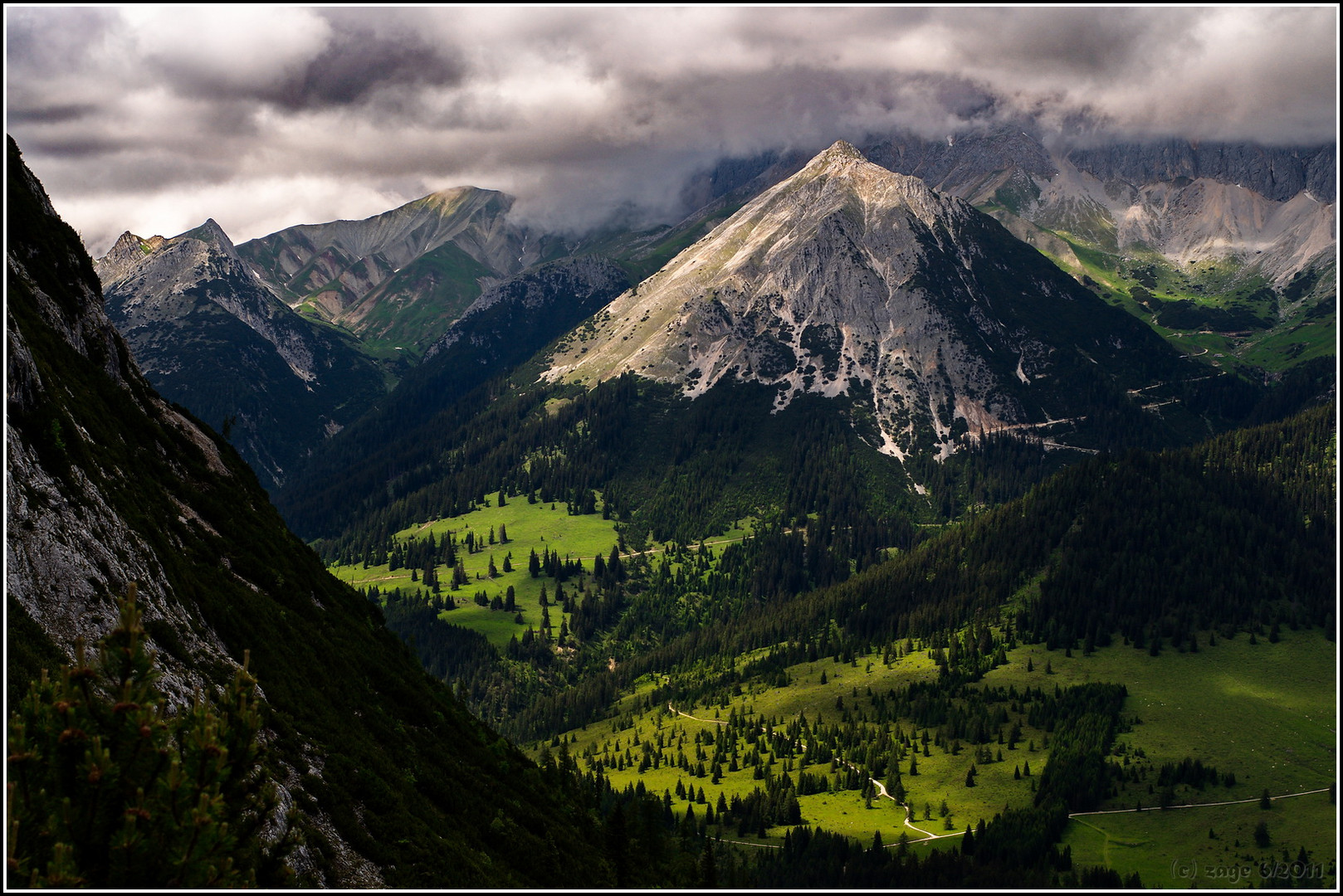 Blick ins Tiroler Gaistal