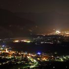 Blick ins Unterinntal bei Nacht