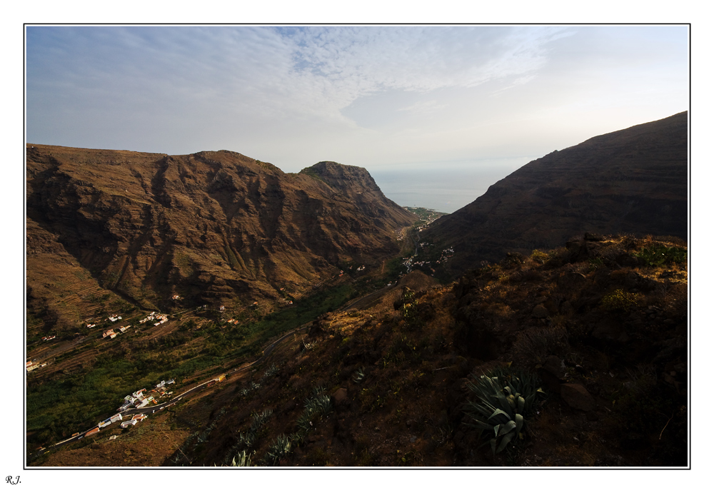 Blick ins Valle Gran Rey