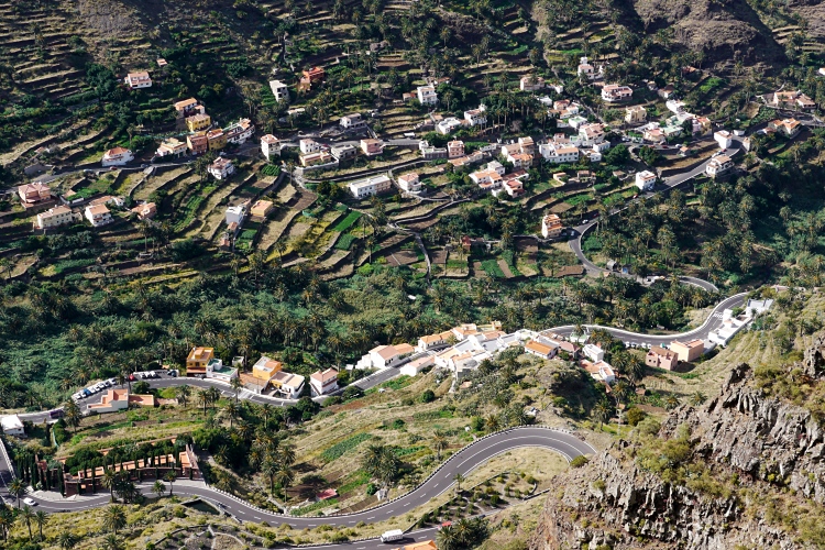 Blick ins Valle Gran Rey