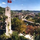 Blick ins verbaute Limmattal Region Baden (Aargau / Schweiz)