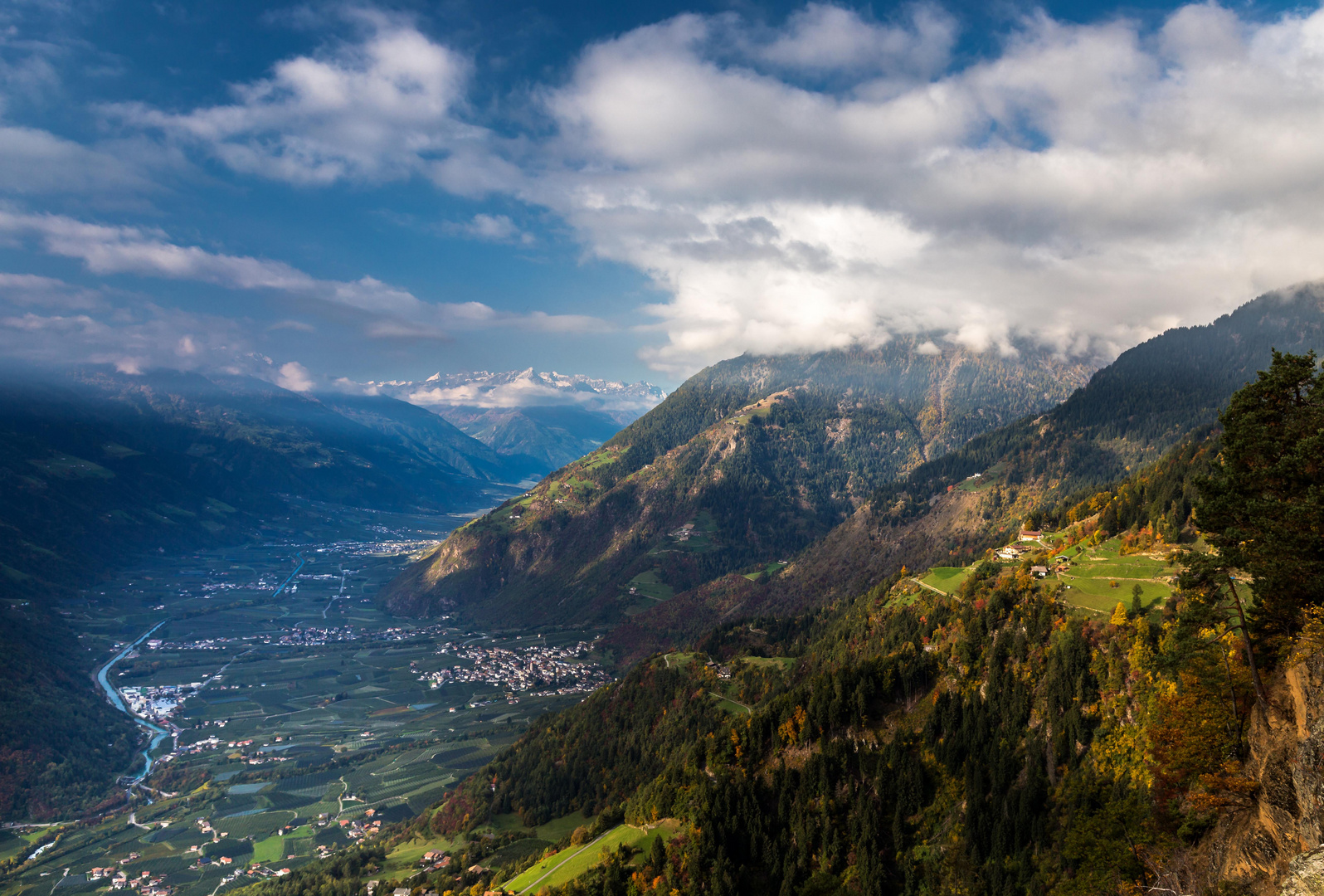 Blick ins Vinschgau