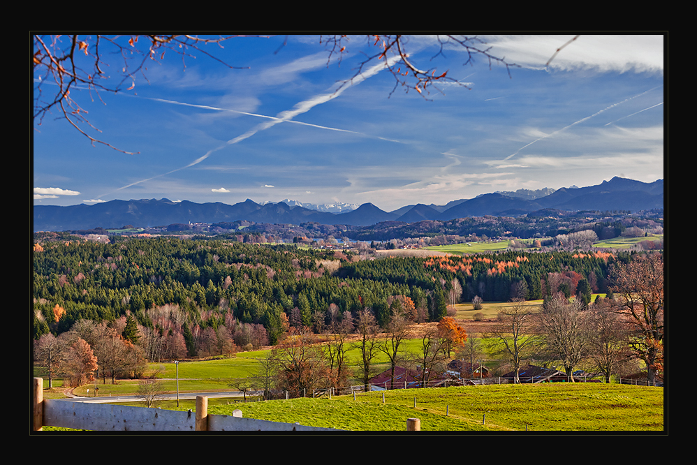 Blick ins Voralpenland...