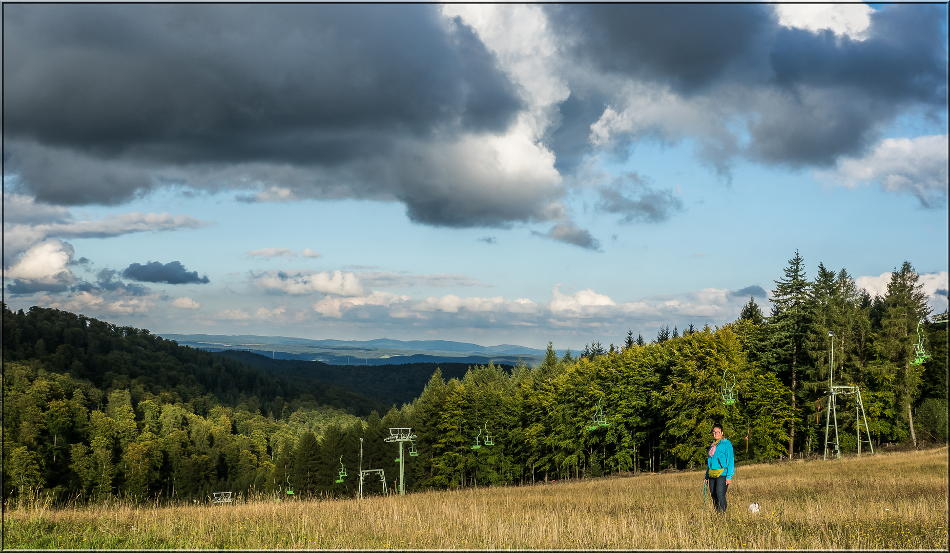 Blick ins Waldecker Land von der Sackpfeife...