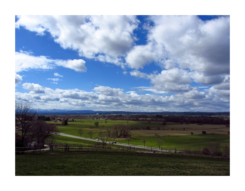 Blick ins Weilheimer Land