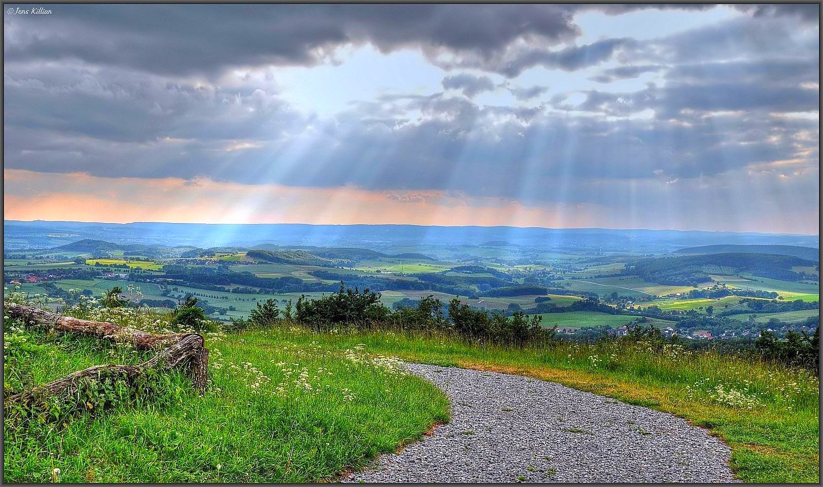 Blick ins Weserbergland