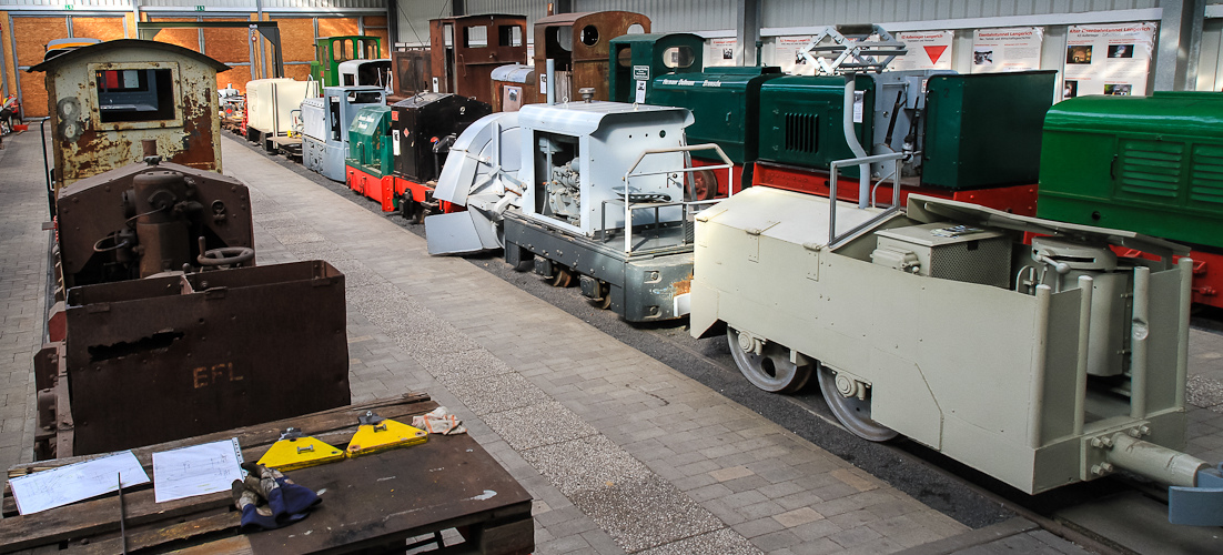 Blick ins Westfälische Feldbahn-Museum