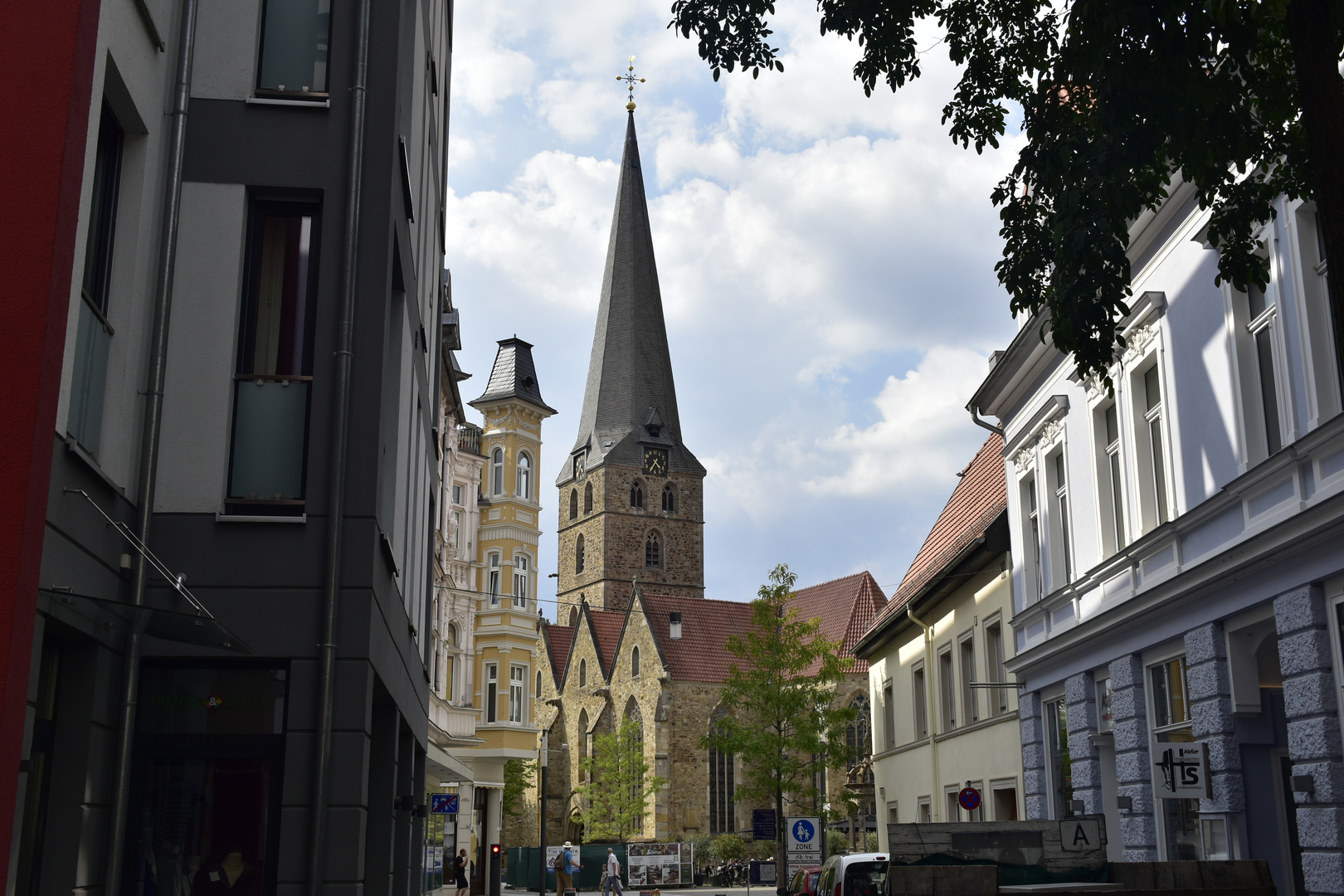 Blick ins Zentrum von Herford