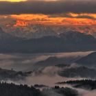 Blick Kranzhorn Richtung Kössen