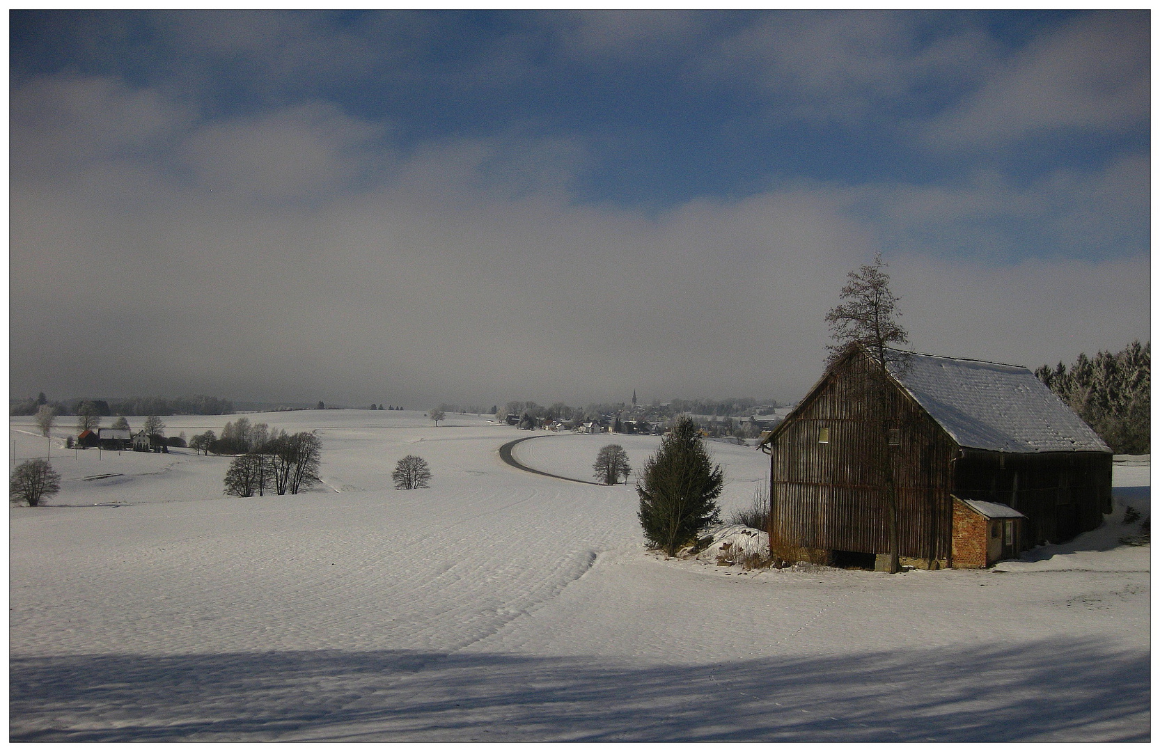 Blick nach Ahornberg